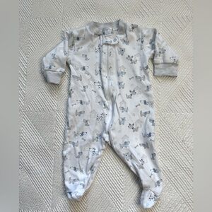 Kissy Kissy Puppy Zip Pajamas - 0-3m